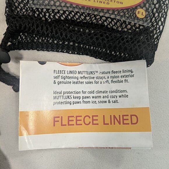 Muttluks Red Itty Bitty Boots NEW Fleece Lined FLIBR Dog Shoes Outdoor XXXS Salt - Picture 3 of 5